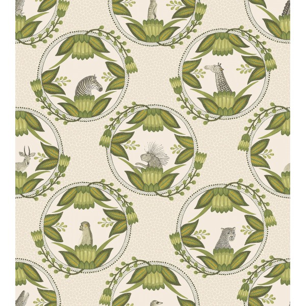 Ardmore Cameos - Olive Green on Stone