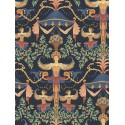 Chamber Angels - Denim, Red & Marigold on Ink