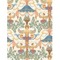 Chamber Angels - Cerulean Sky, Rouge & Marigold on Parchment