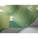 Deco Palm - Leaf Greens on Cream