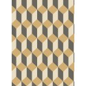 Delano - Metallic Gold, Cream and Charcoal