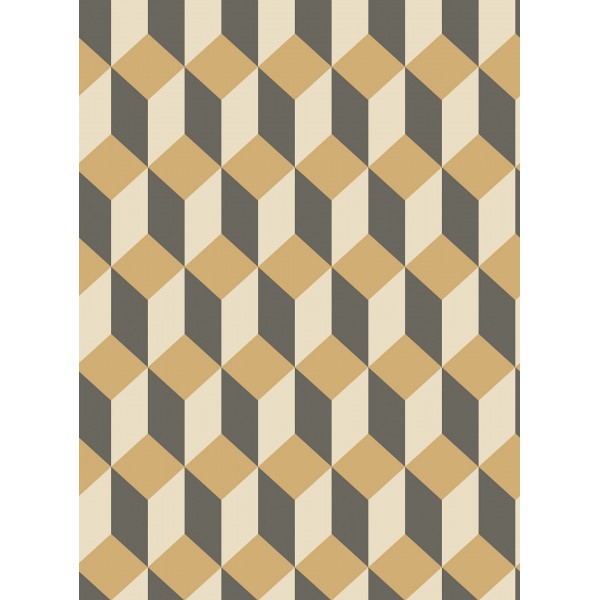 Delano - Metallic Gold, Cream and Charcoal