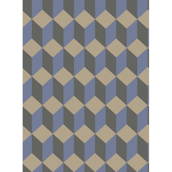 Delano - Metallic Gilver, Hyacinth & Charcoal