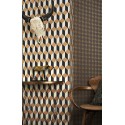 Delano - Metallic Gold, Cream and Charcoal