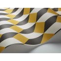 Delano - Metallic Gold, Cream and Charcoal