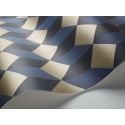 Delano - Metallic Gilver, Hyacinth & Charcoal