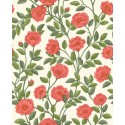 Hampton Roses - Rouge & Spring Green on Parchment