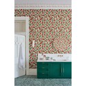 Hampton Roses - Rouge & Spring Green on Parchment