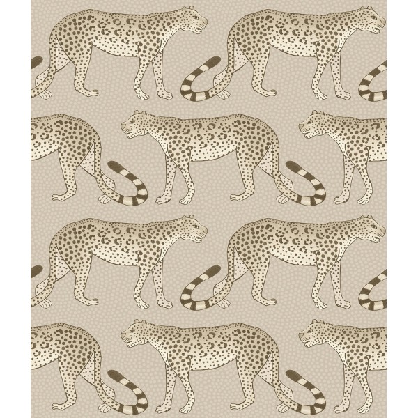 Leopard Walk - Safari on Taupe