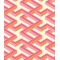 Luxor - Fuchsia & Orange on White