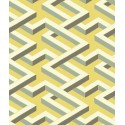 Luxor - White & Charcoal on Chartreuse