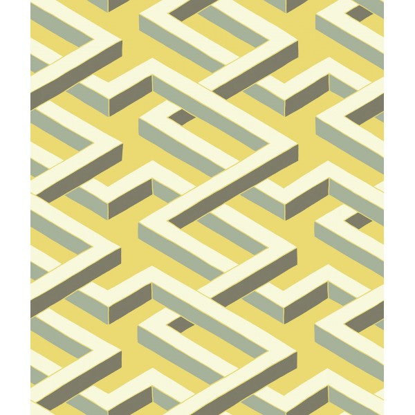 Luxor - White & Charcoal on Chartreuse