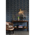 Luxor - Metallic Bronze on Slate Grey