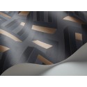 Luxor - Metallic Bronze on Slate Grey