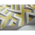 Luxor - White & Charcoal on Chartreuse