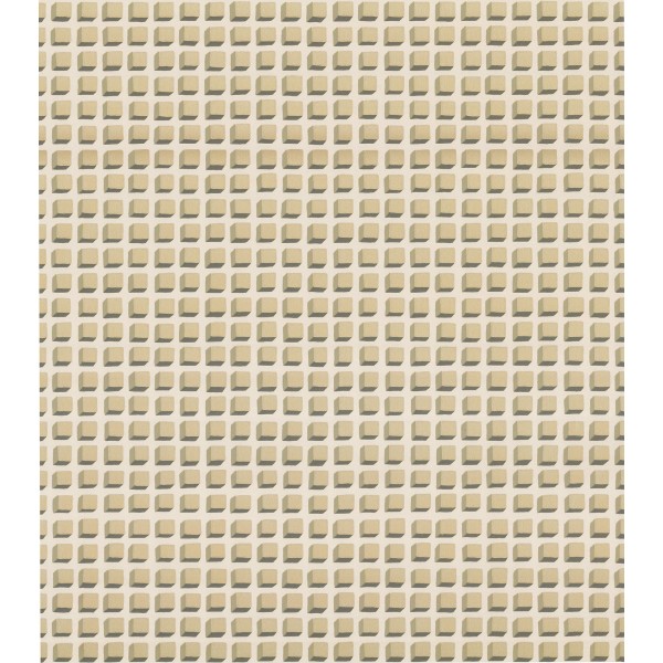 Mosaic - Metallic Gold on Oat