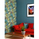 Mosaic - Metallic Gold on Oat