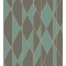 Oblique - Teal, Soot & Metallic Gilver