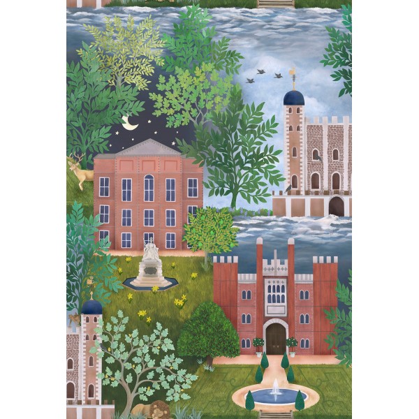 Palace Tales - Leaf Green, Terracotta & Petrol
