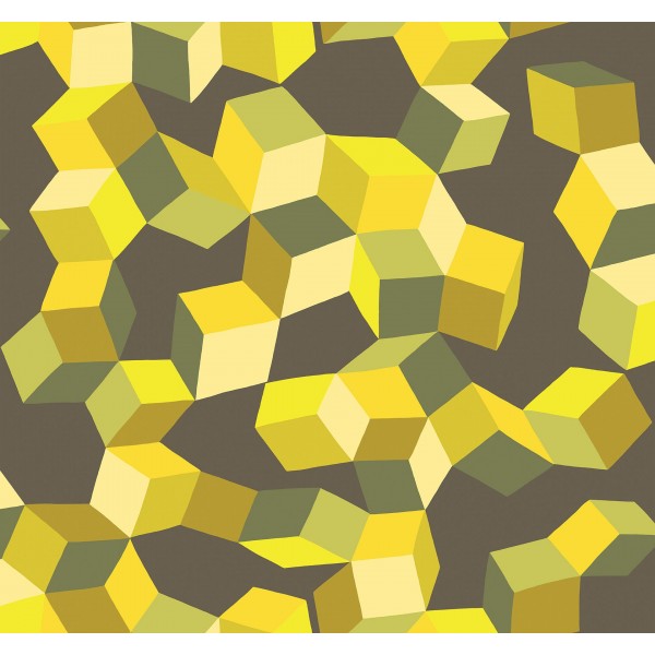 Puzzle - Chartreuse on Charcoal