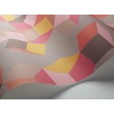 Puzzle - Fuchsia & Orange on Dove