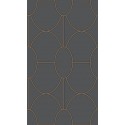 Riviera - Metallic Bronze on Charcoal