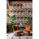 Royal Jardiniere - Spring Green & Rose on Stone