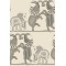 Safari Dance - Parchment & Soot on Stone