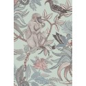Savuti - Blush & Sky Blue on Duck Egg