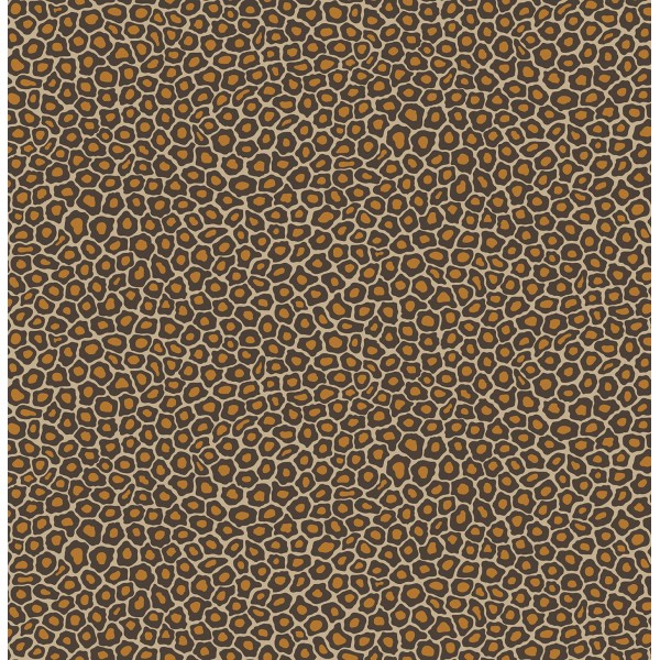 Senzo Spot - Soot & Metallic Gold on Cream