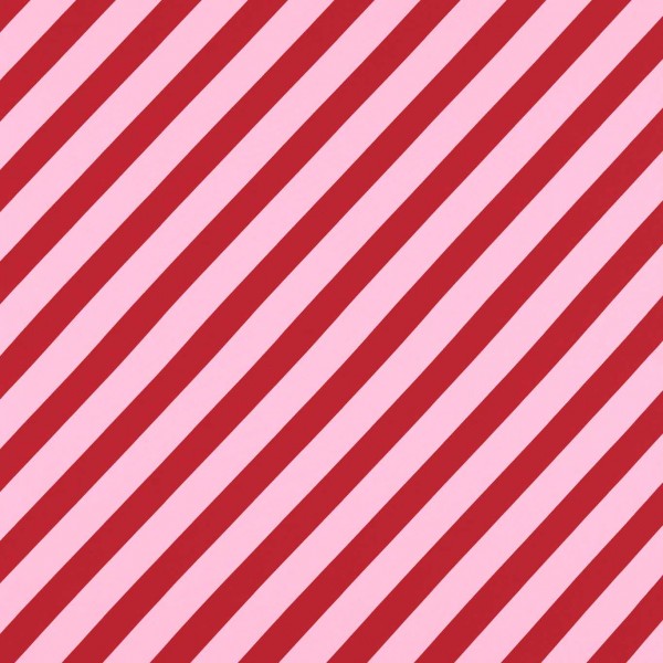 Paper Straw Stripe - Ruby/Rose