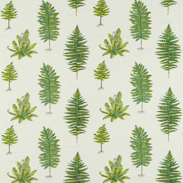 Fernery Embroidery - Botanical Green