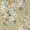 Hollyhocks  - Gold Metallic/Tan