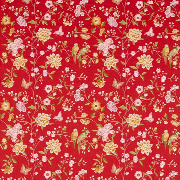 Chinoiserie Hall  - Cinnabar Red