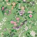 Chinoiserie Hall - Chinese Green/Lotus Pink