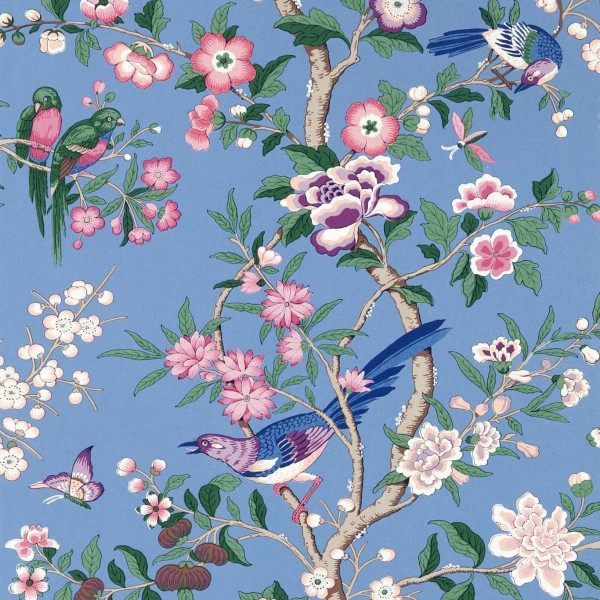 Chinoiserie Hall - Blueberry/Purple