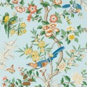 Chinoiserie Hall - Dawn Blue/Persimmon 