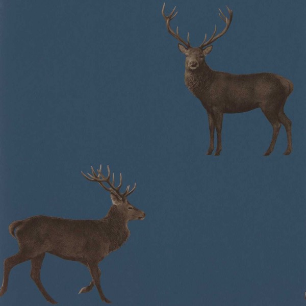 Evesham Deer - Indigo