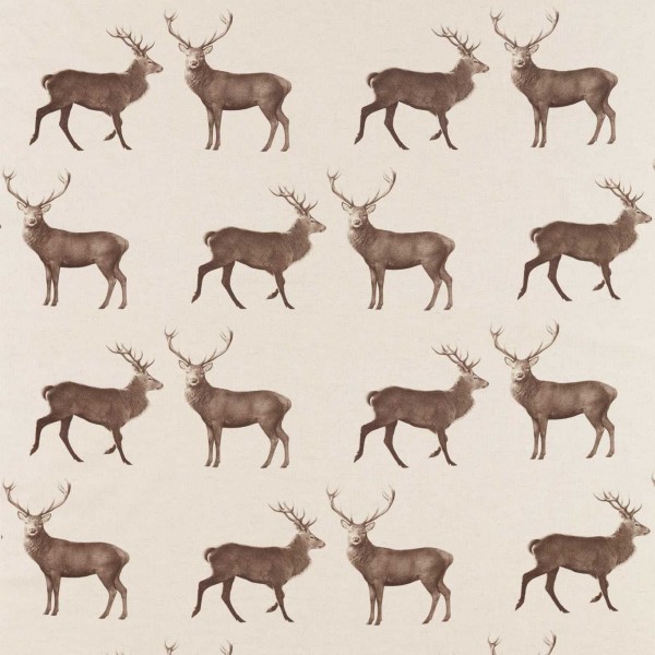 Evesham Deer - Linen/Chalk