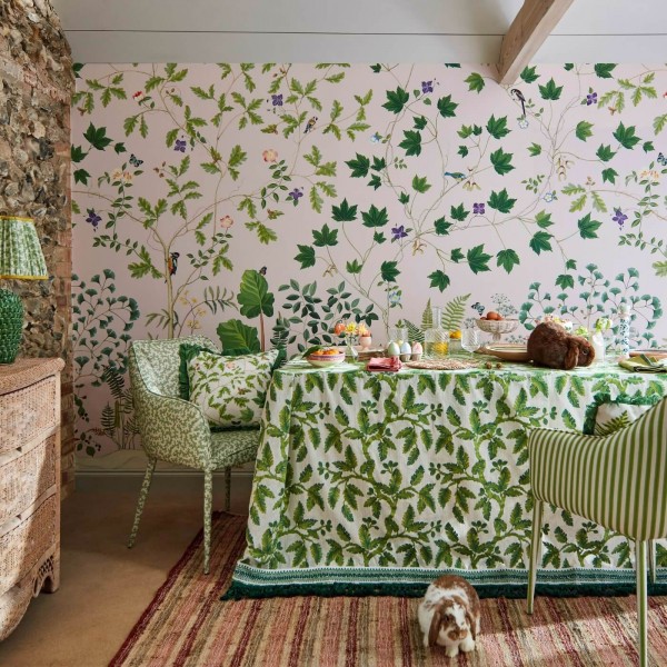 Sycamore and Oak - 	Botanical Green