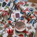 Wild Tulip - Cranberry/Ivory