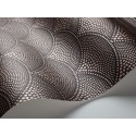 Feather Fan Icons - Charcoal & Metallic Bronze