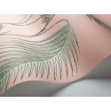 Palm Leaves Icons - Alabaster Pink & Mint