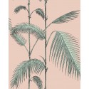 Palm Leaves Icons - Alabaster Pink & Mint