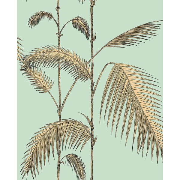 Palm Leaves Icons - Mint & Yellow