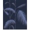 Palm Leaves Icons - Ink & Violet
