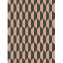 Petite Tile - Charcoal & Metallic Bronze