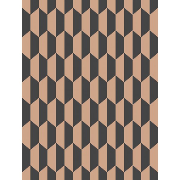 Petite Tile - Charcoal & Metallic Bronze