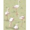 Flamingos Icons - Olive