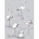 Flamingos Icons - Heath Grey